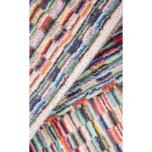 Рушник махровий для кухні, Oasis 40x60 мультикольоровий, сині смужки. Photo 2